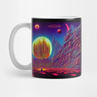 Glowing Mysterious Astral City Mug